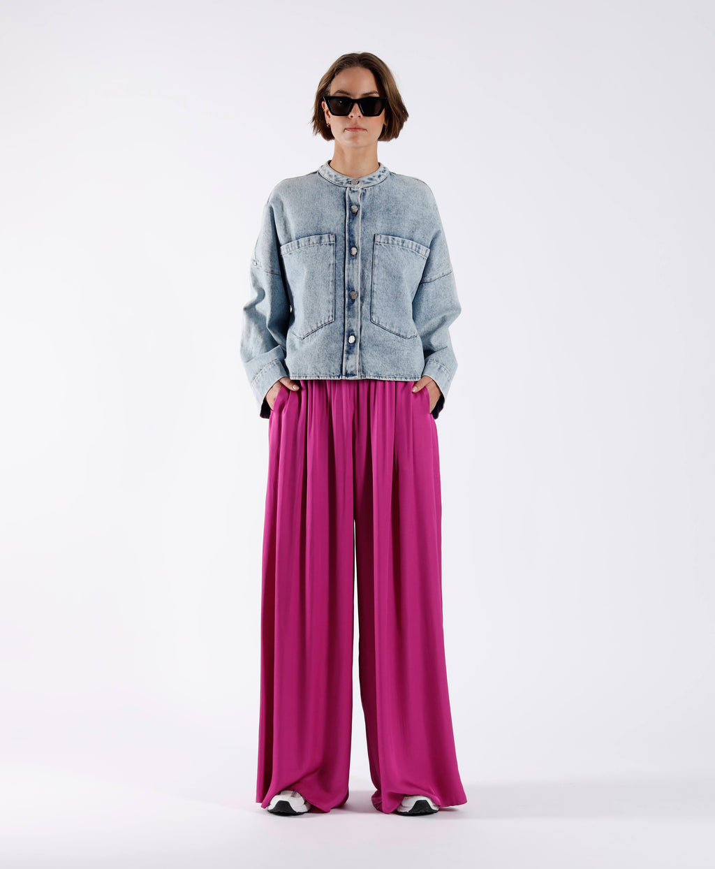 Blouses lange mouw blauw Julia June
