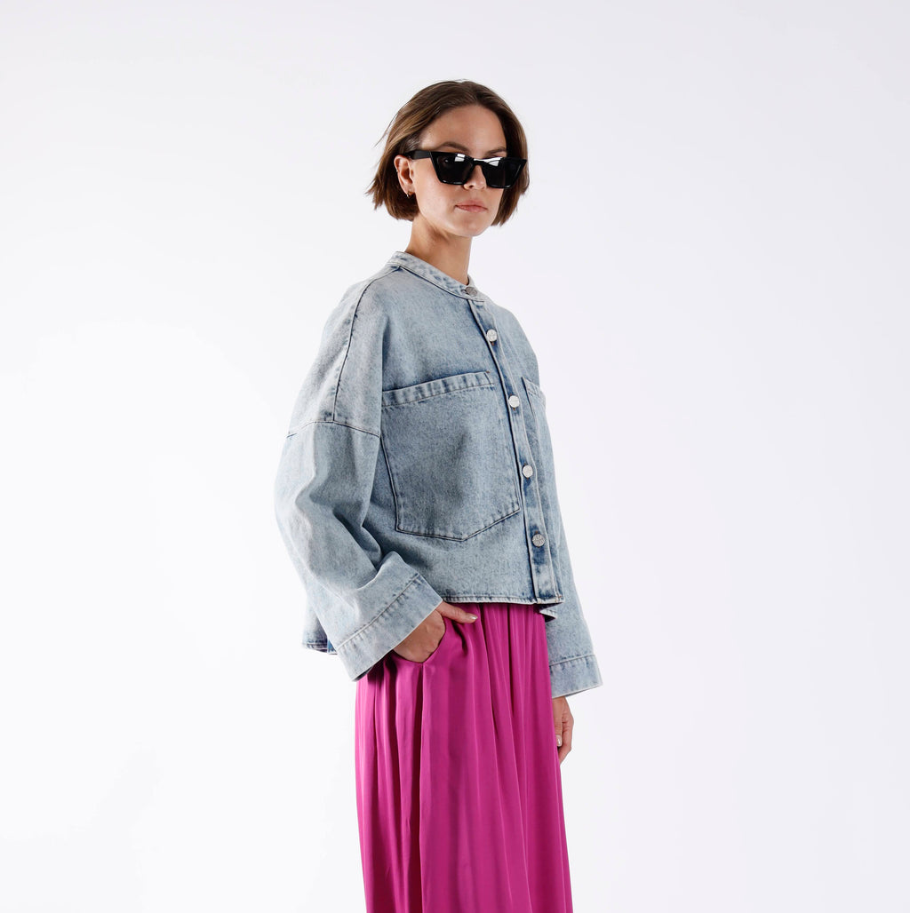 Blouses lange mouw blauw Julia June