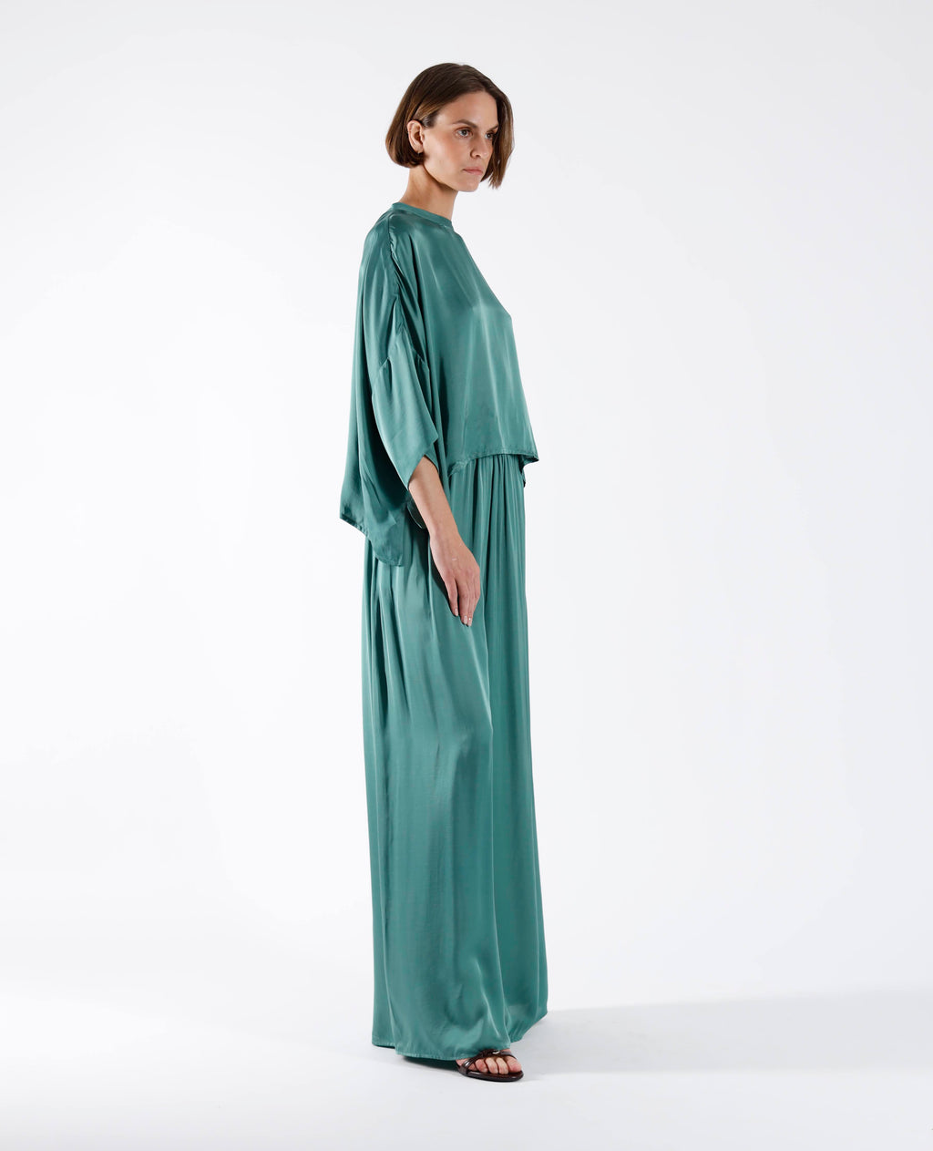 Blouses lange mouw groen Julia June