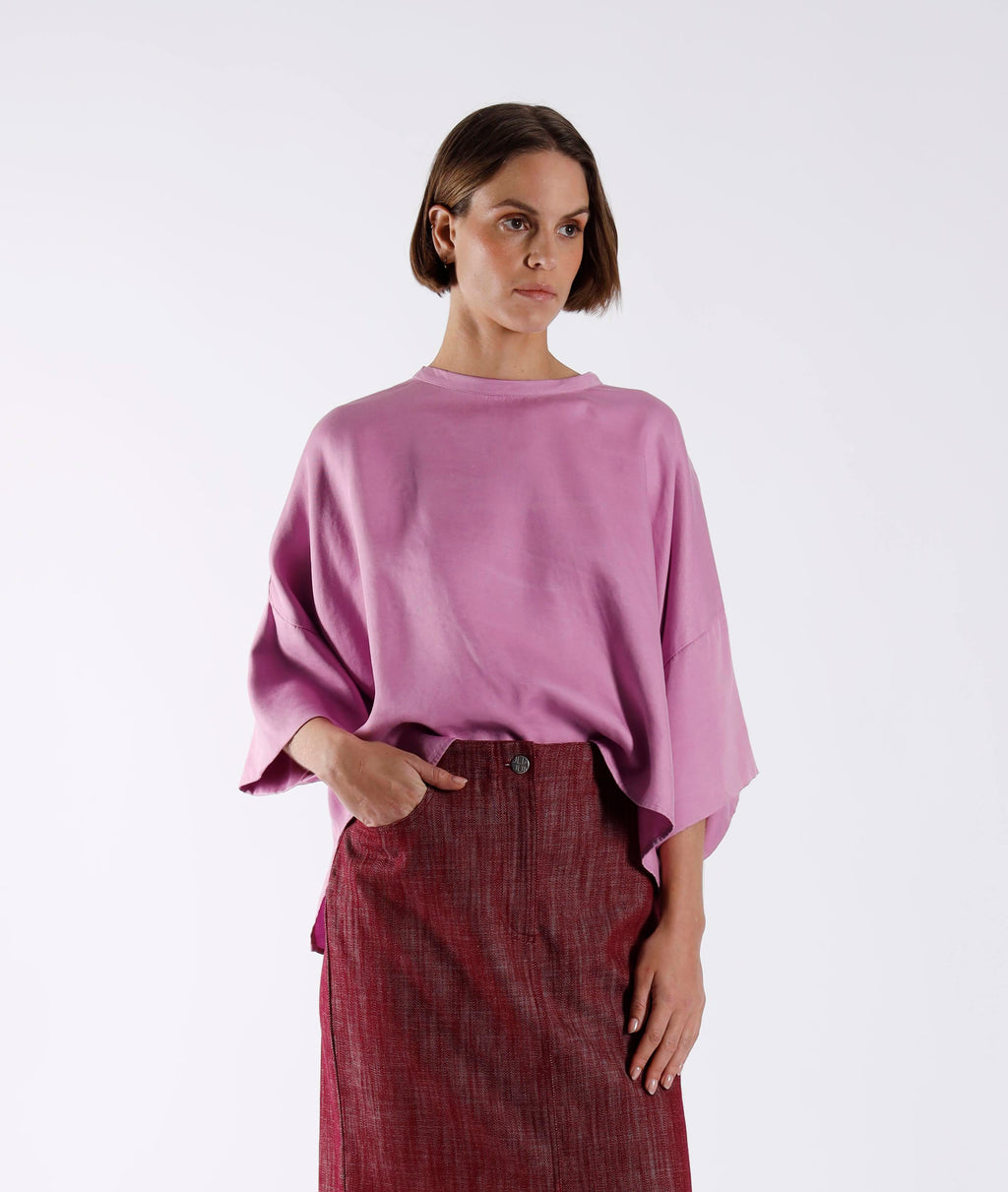 Blouses lange mouw roze Julia June