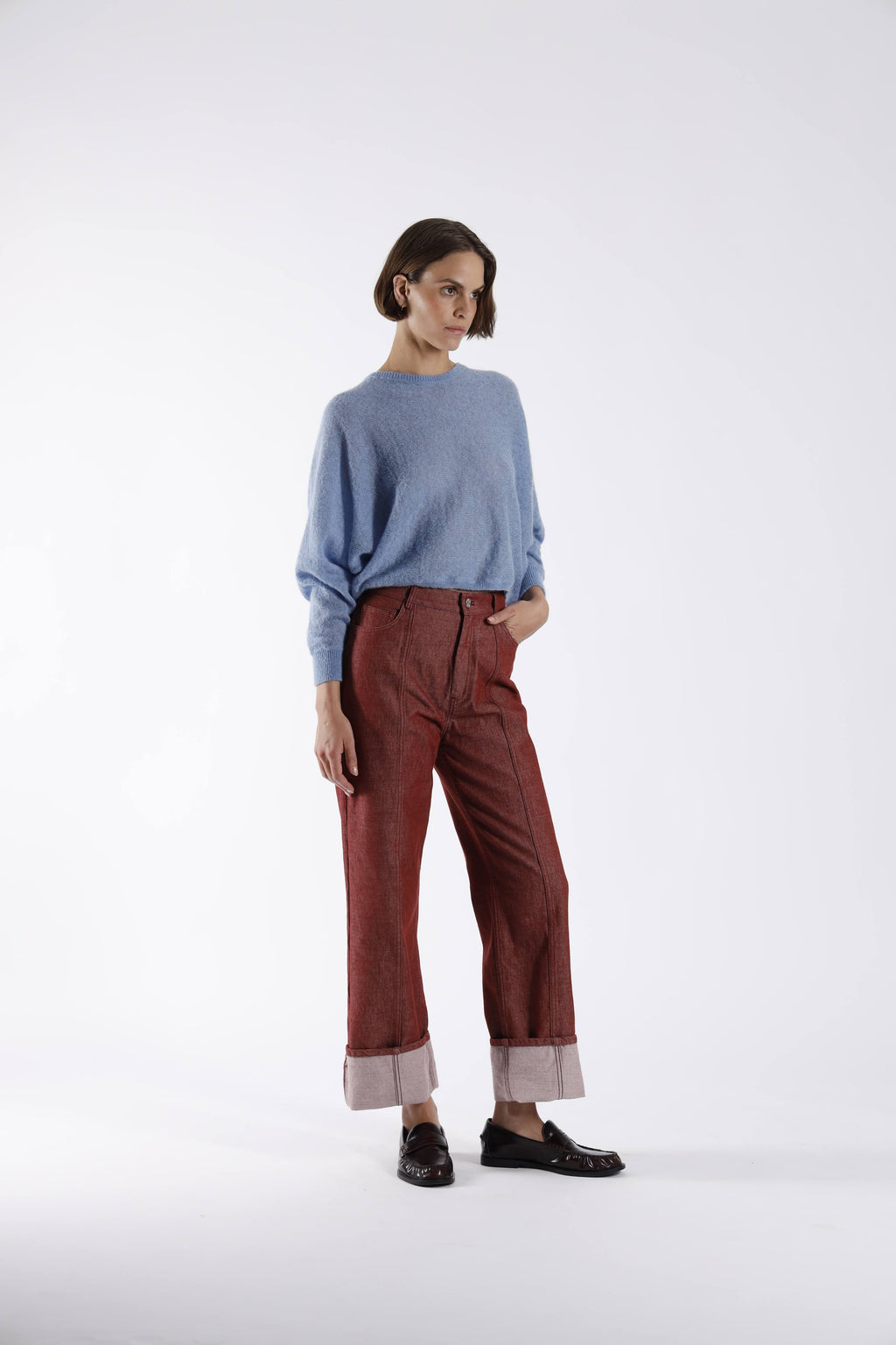 Pulls blauw Julia June