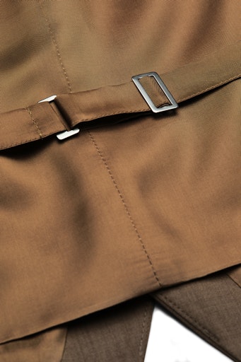 Kostuumgilets bruin DIGEL