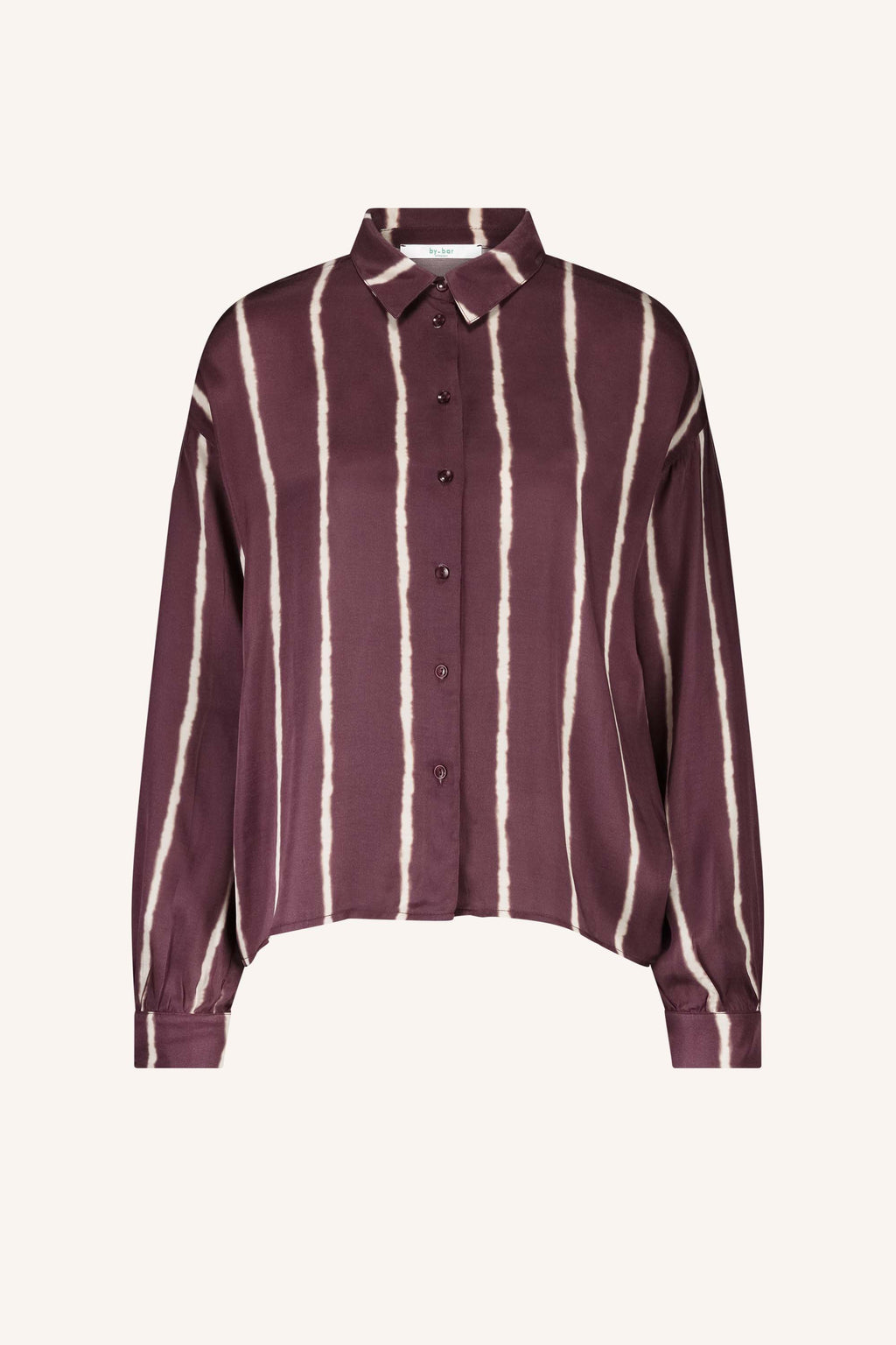 Blouses lange mouw bordeaux by-bar