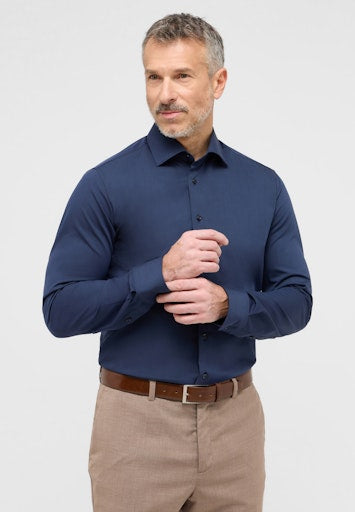 Hemden lange mouw navy ETERNA