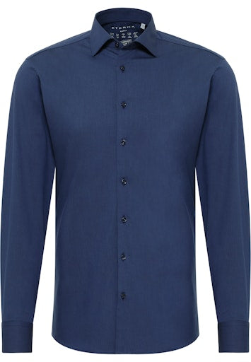 Hemden lange mouw navy ETERNA
