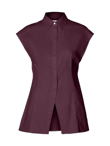 Blouses korte mouw bordeaux Selected FEMME