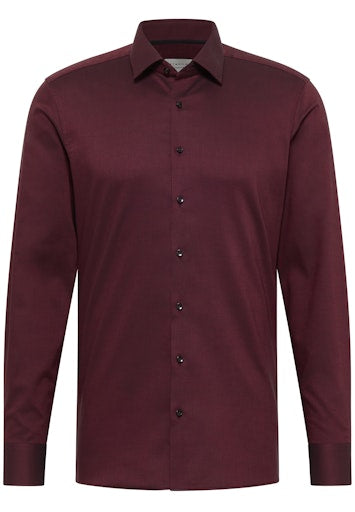 Hemden lange mouw bordeaux ETERNA