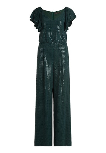 Jumpsuits korte mouw groen Vera Mont