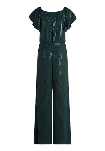 Jumpsuits korte mouw groen Vera Mont