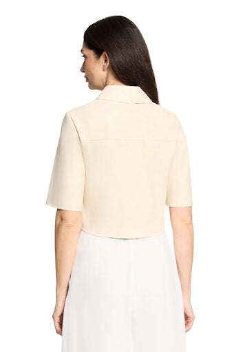 Leren jassen beige Vera Mont