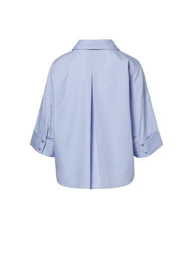 Blouses lange mouw blauw Beaumont
