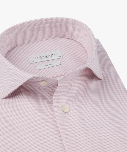Hemden lange mouw roze Profuomo