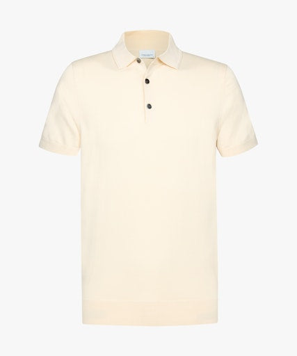 Polo's lange mouw wit Profuomo