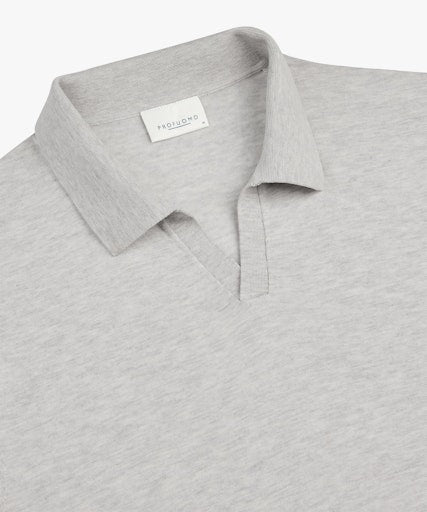 Polo's lange mouw grijs Profuomo