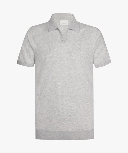 Polo's lange mouw grijs Profuomo