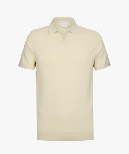 Polo's lange mouw wit Profuomo
