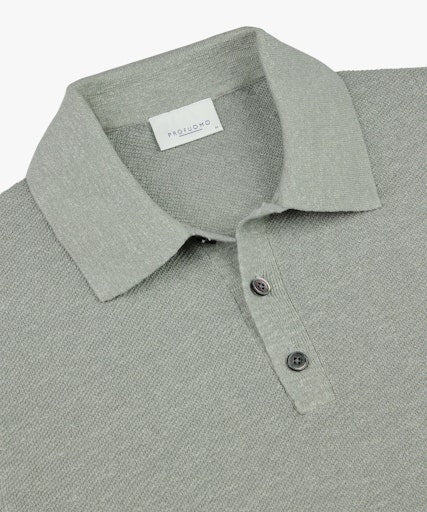 Polo's lange mouw grijs Profuomo