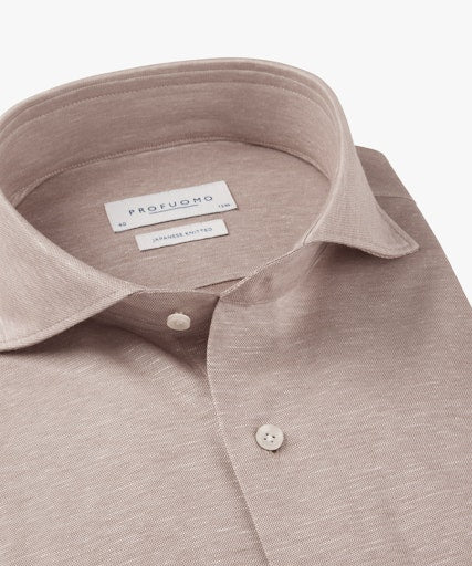 Hemden lange mouw roze Profuomo
