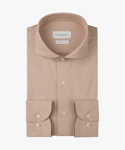 Hemden lange mouw roze Profuomo
