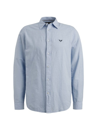 Hemden lange mouw blauw PME