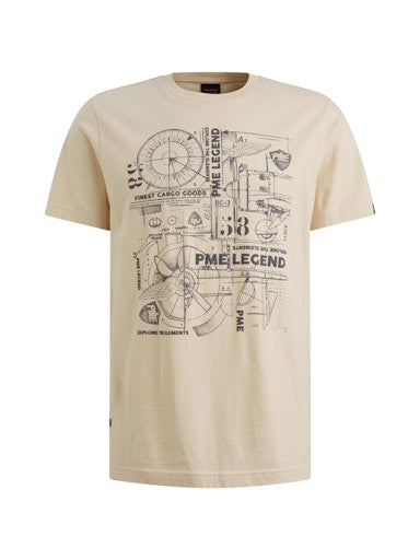 T-shirts korte mouw wit PME