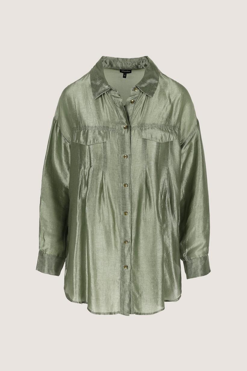 Blouses lange mouw groen Mayerline