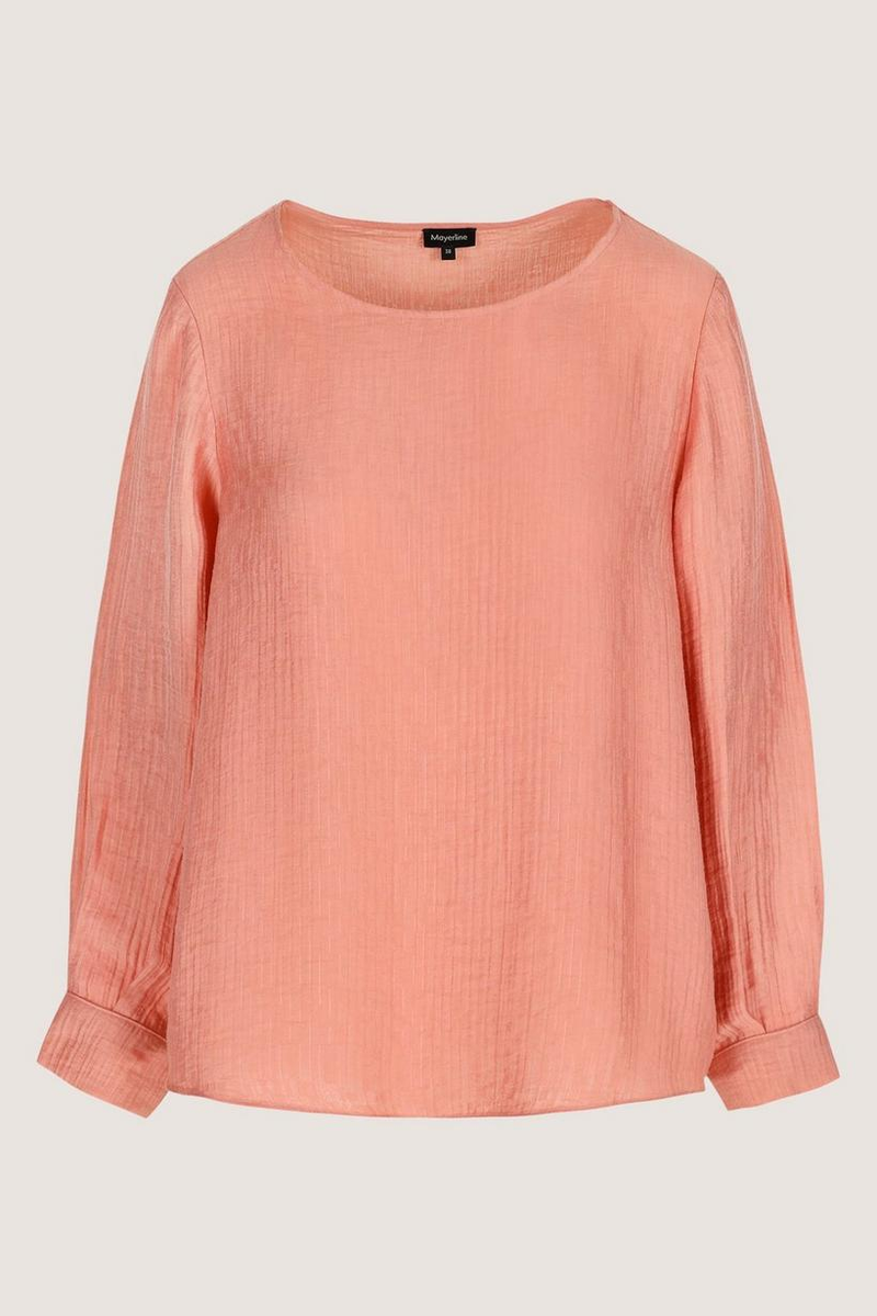 Blouses lange mouw oranje Mayerline