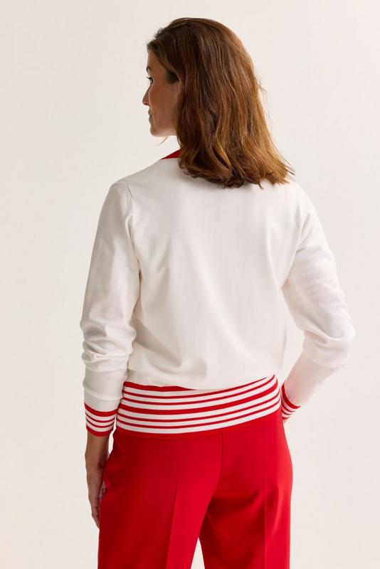 Cardigans wit Mayerline