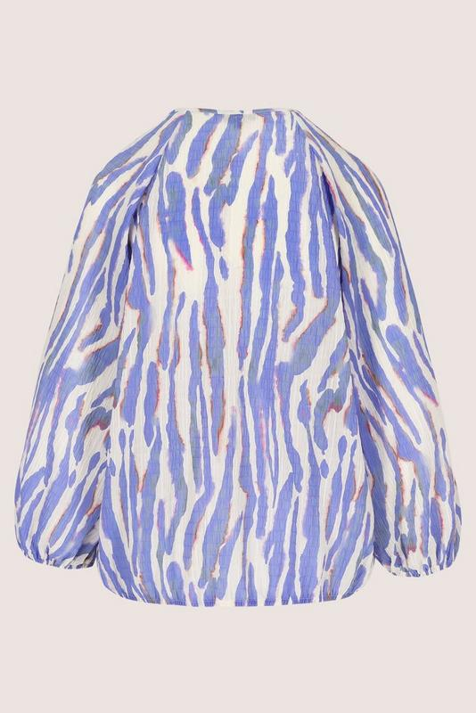 Blouses lange mouw blauw Mayerline