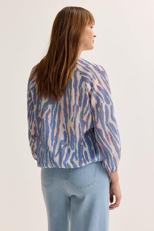 Blouses lange mouw blauw Mayerline