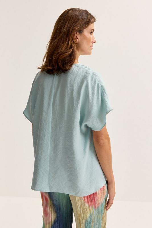 Blouses korte mouw blauw Mayerline