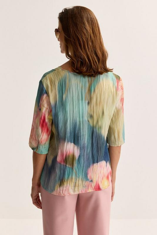 Blouses korte mouw blauw Mayerline