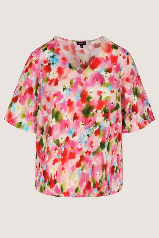 Blouses korte mouw oranje Mayerline