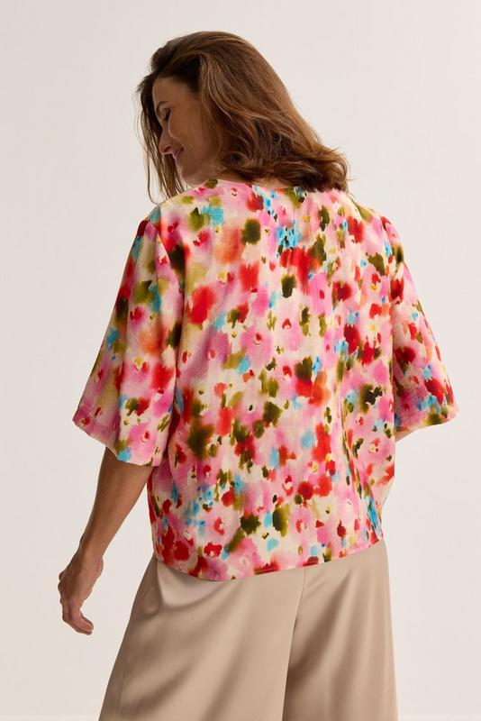 Blouses korte mouw oranje Mayerline