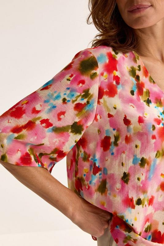 Blouses korte mouw oranje Mayerline