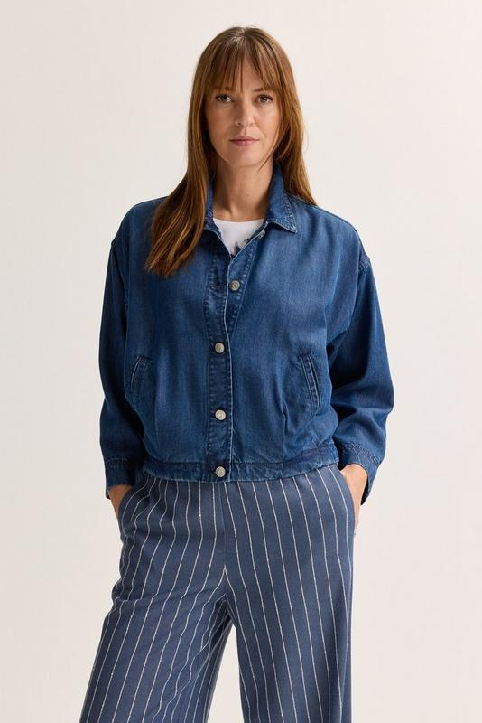 Jeansjassen blauw Mayerline