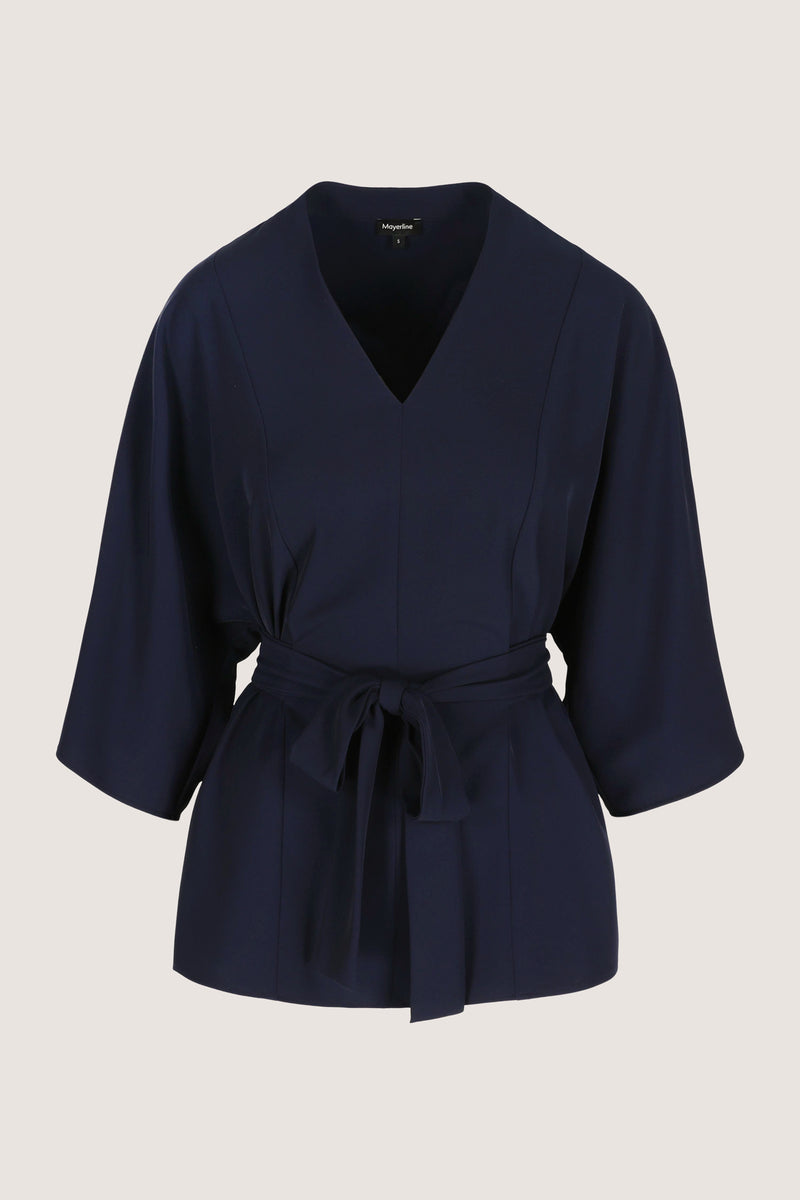 Blouses lange mouw blauw Mayerline