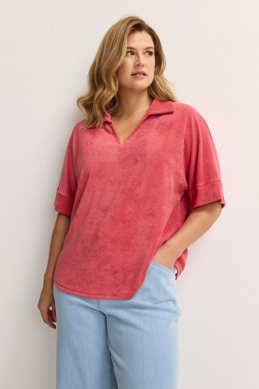Blouses korte mouw roze Mayerline