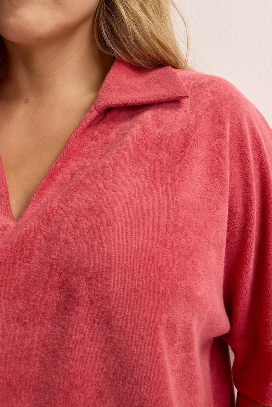 Blouses korte mouw roze Mayerline