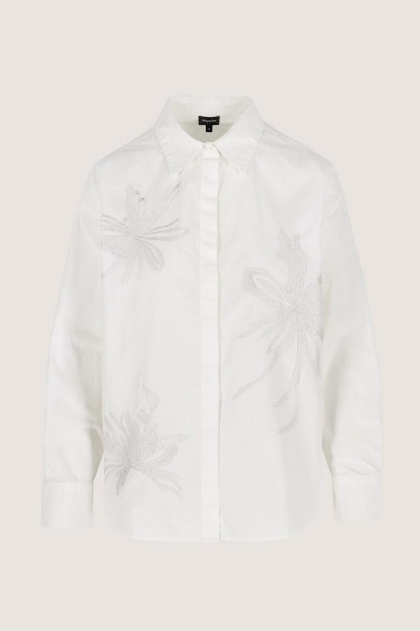 Blouses lange mouw wit Mayerline