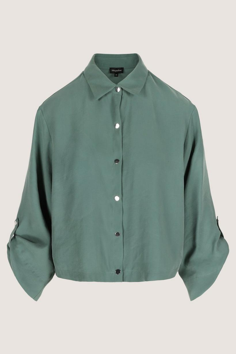 Blouses lange mouw groen Mayerline