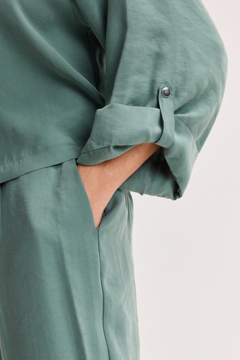 Blouses lange mouw groen Mayerline