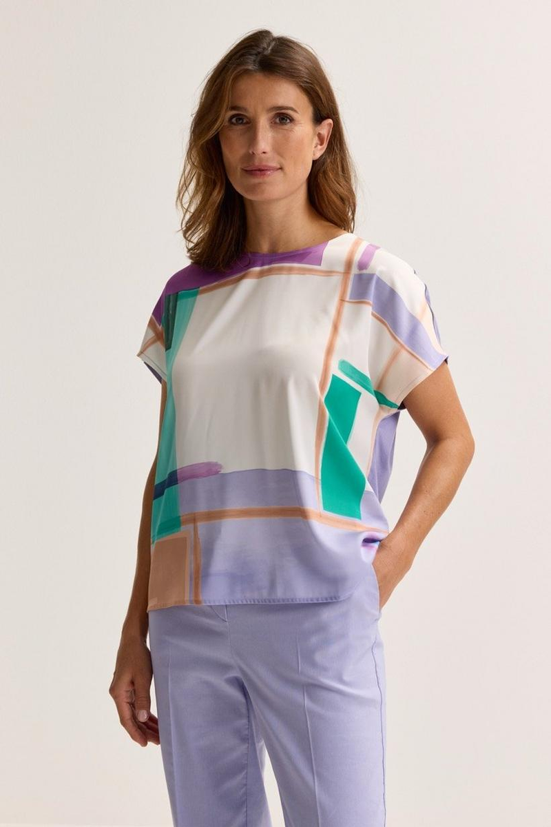 T-shirts korte mouw paars Mayerline
