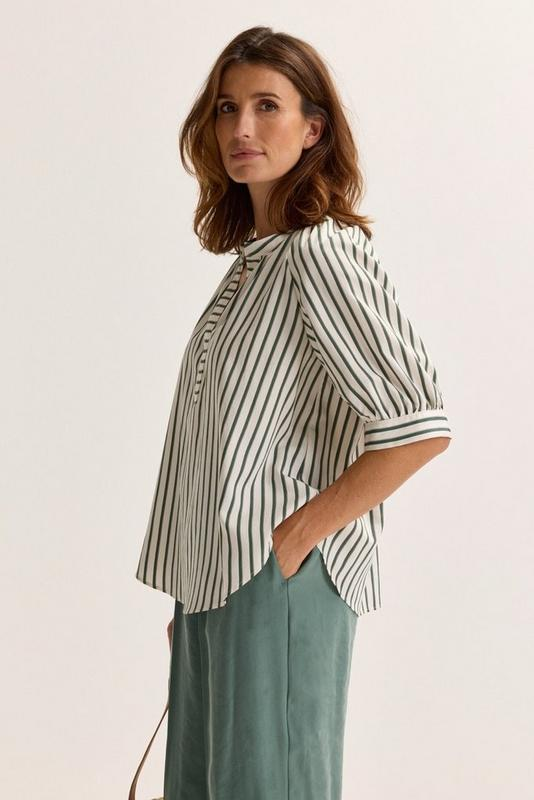 Blouses korte mouw groen Mayerline
