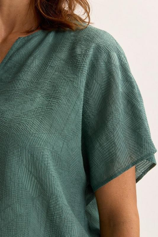 Blouses korte mouw groen Mayerline