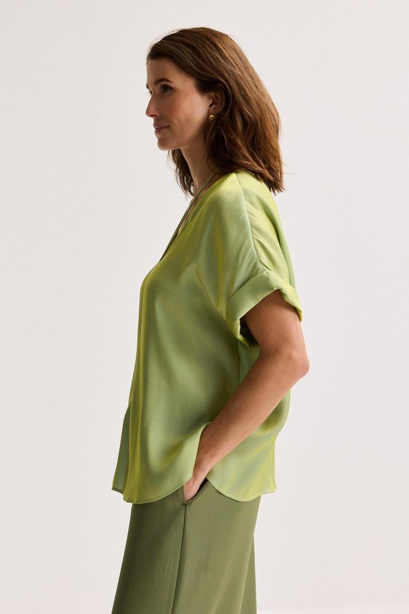 Blouses korte mouw groen Mayerline
