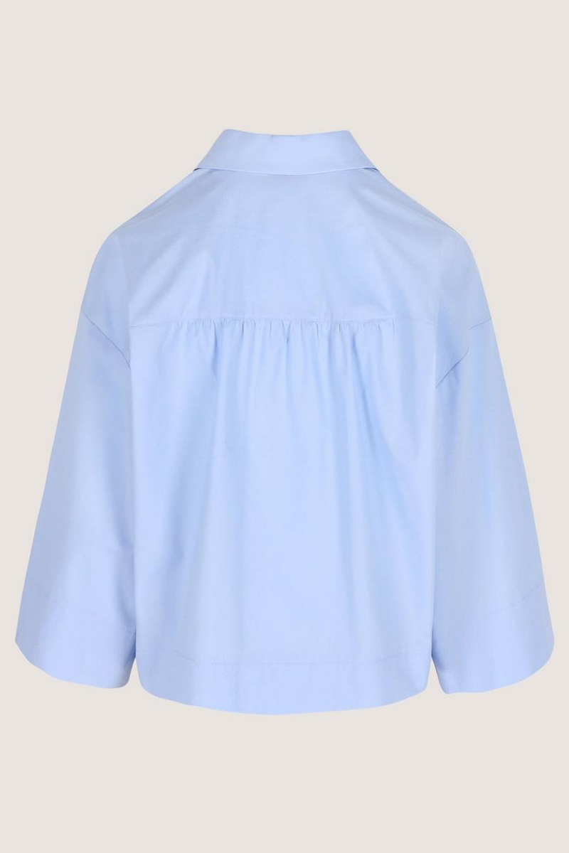 Blouses lange mouw blauw Mayerline