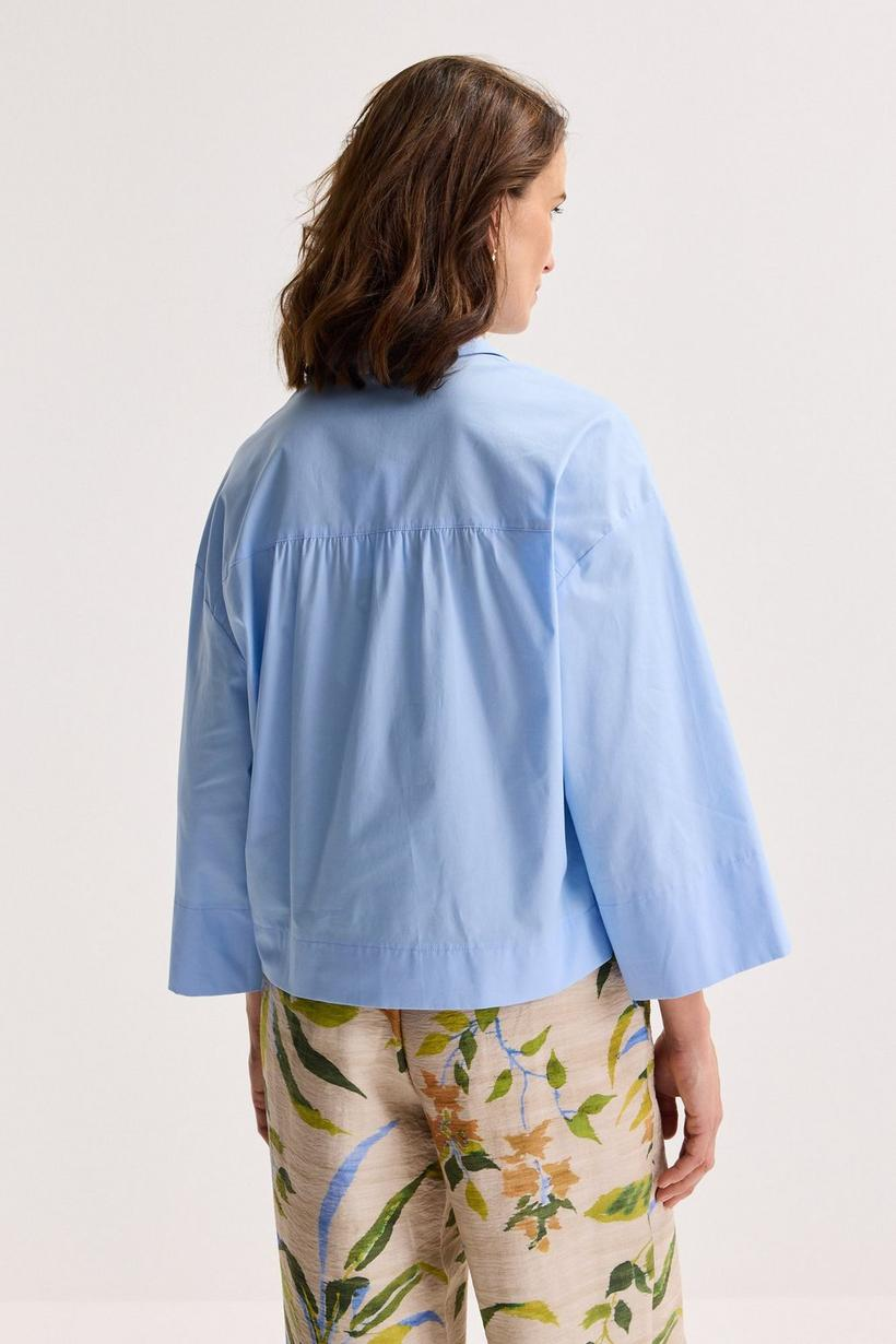 Blouses lange mouw blauw Mayerline