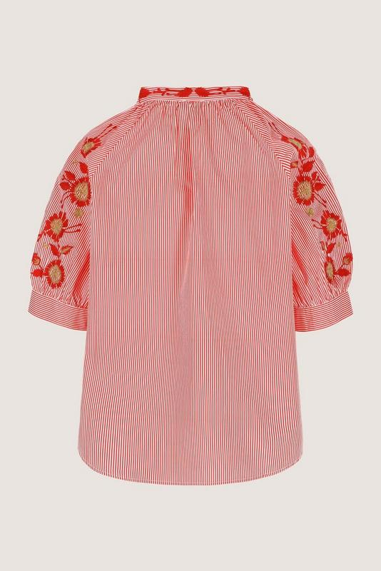Blouses korte mouw rood Mayerline