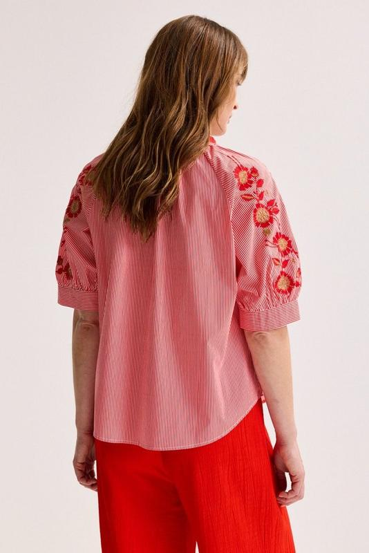 Blouses korte mouw rood Mayerline